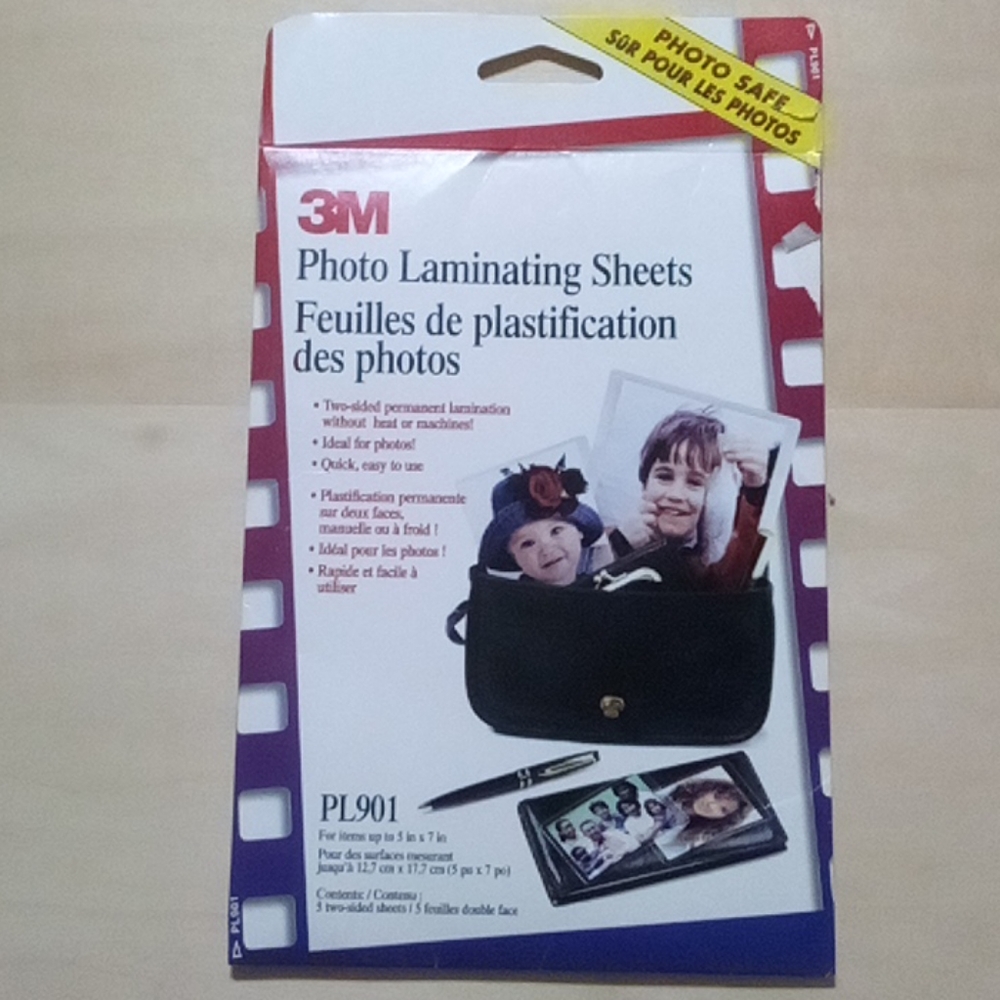 2/$15 Photo Laminating Sheets 5 Pack